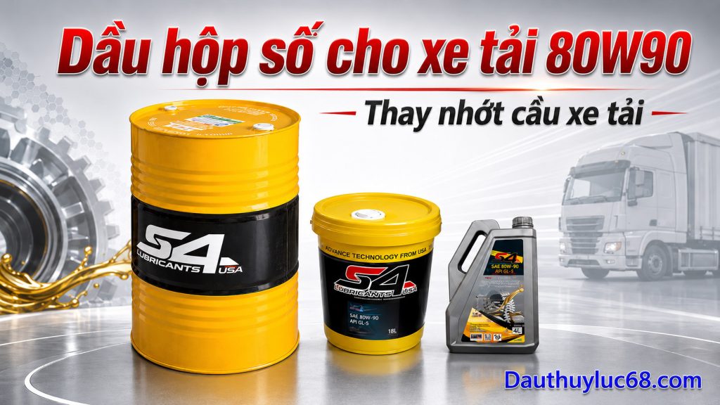 Dầu Hộp Số Cho Xe Tải 80W90 GL-5