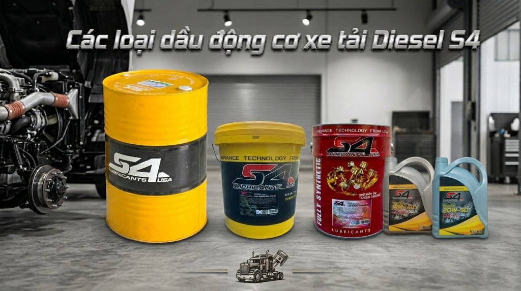 Dầu nhớt xe tải động cơ diesel là gì?