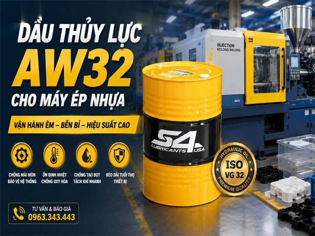Dầu thủy lực cho máy ép nhựa AW32