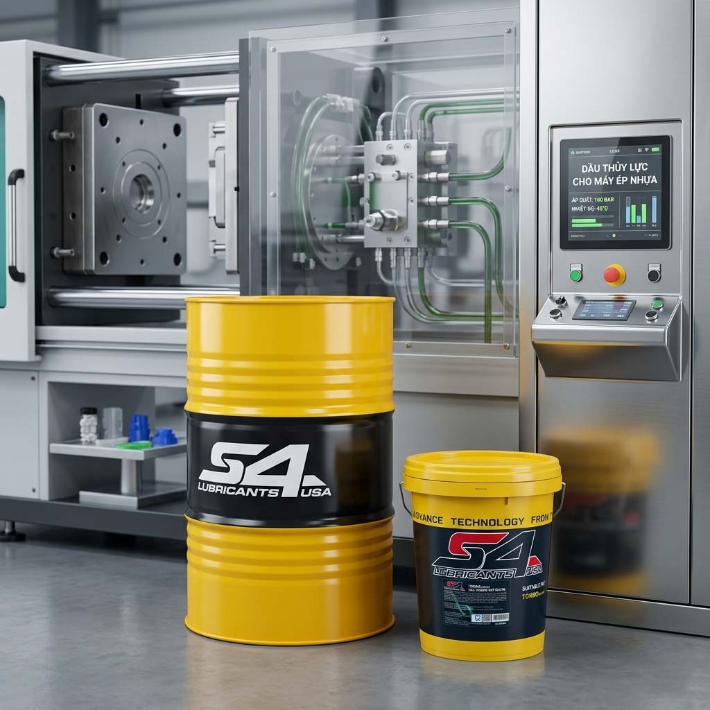Dầu thủy lực cho máy ép nhựa, máy chấn kim loại 32-46-68