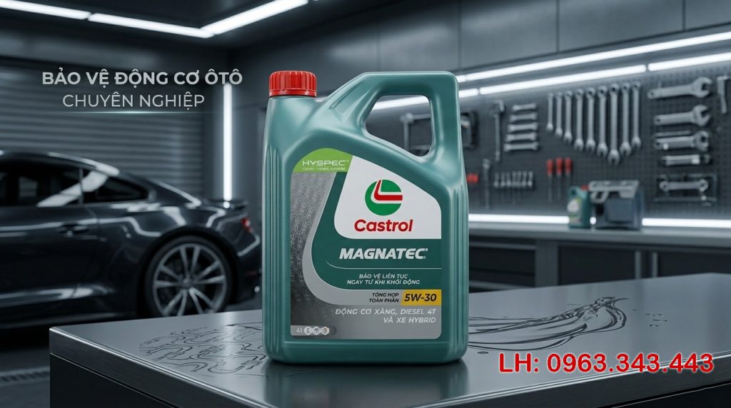 Nhớt Castrol 5W30 chính hãng