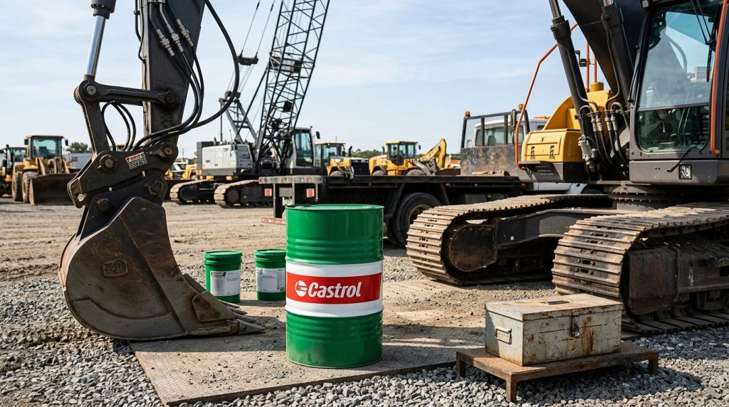 Dầu thủy lực Castrol cho máy xúc 