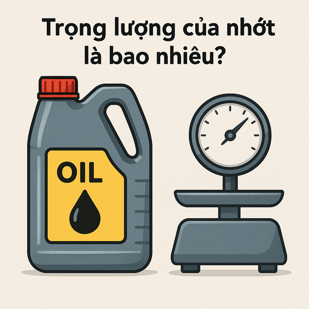 Trọng lượng của nhớt là bao nhiêu? 