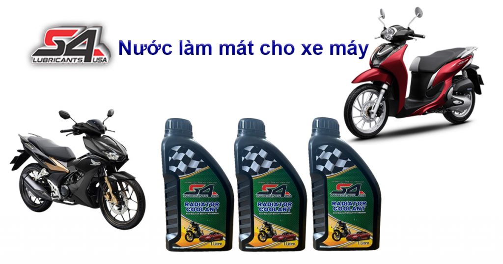 Nước làm mát hay còn gọi là dung dịch làm mát cho xe máy