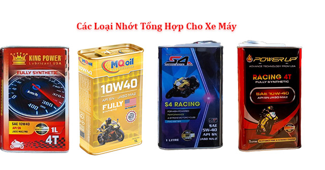 Các Loại Nhớt Tổng Hợp Cho Xe Máy – Lựa Chọn Hoàn Hảo