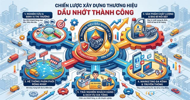 Chiến Lược Xây Dựng Thương Hiệu Dầu Nhớt Thành Công