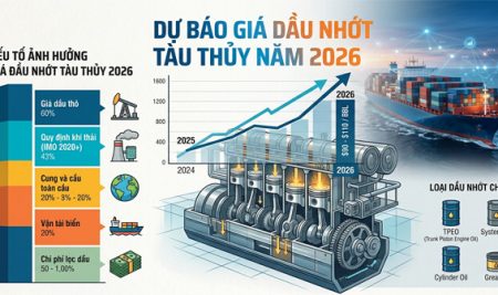Giá dầu nhớt tàu thủy 2026 | Cập nhật chi tiết & tư vấn chọn