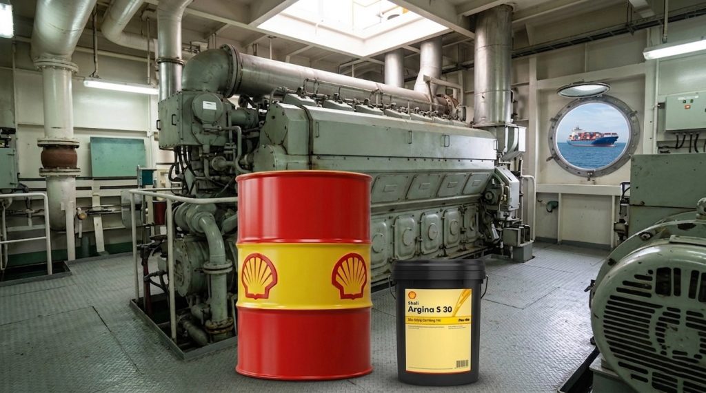 Dầu Động Cơ Hàng Hải Shell Argina S 30 Chính Hãng