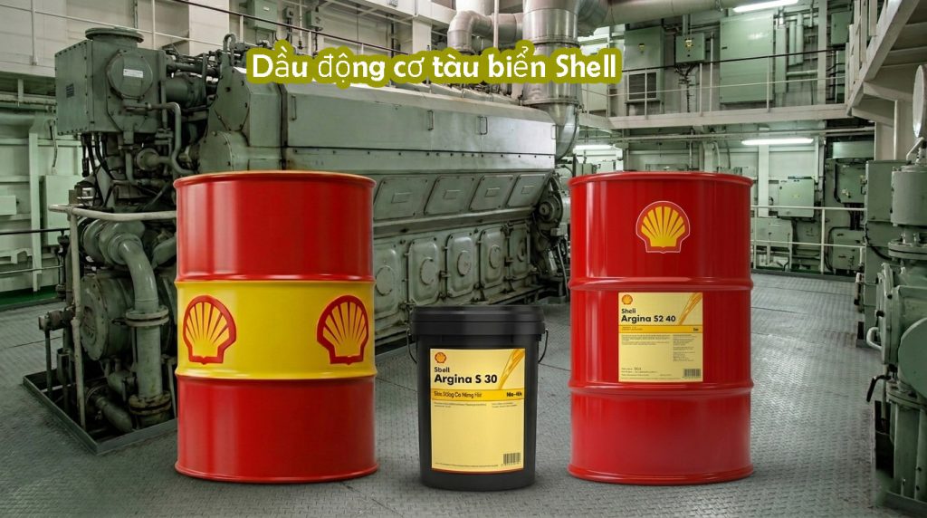 Dầu động cơ tàu biển Shell