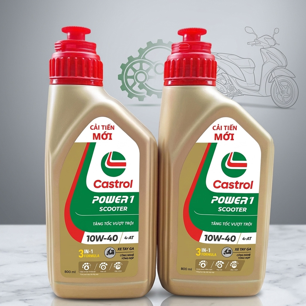 Dầu nhớt xe ga Castrol Power 1