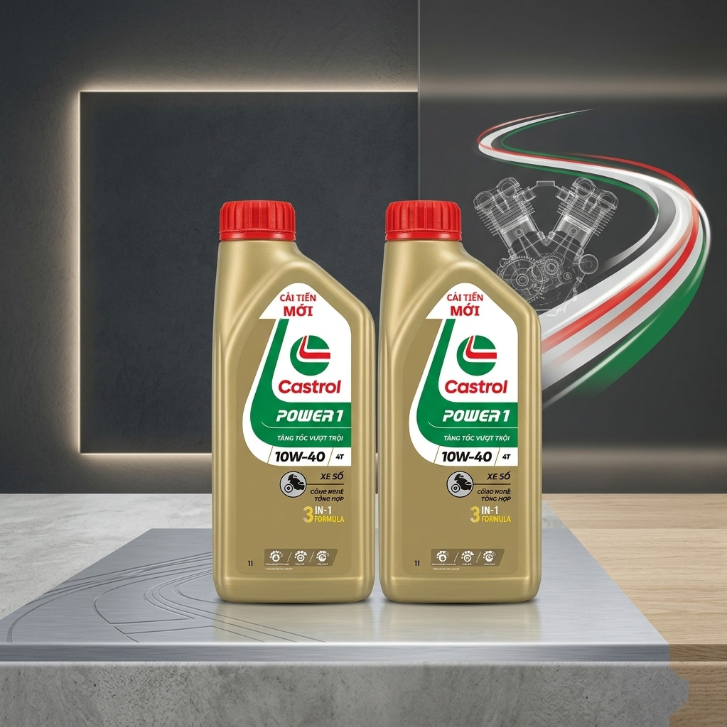 Dầu nhớt xe số Castrol Power 1