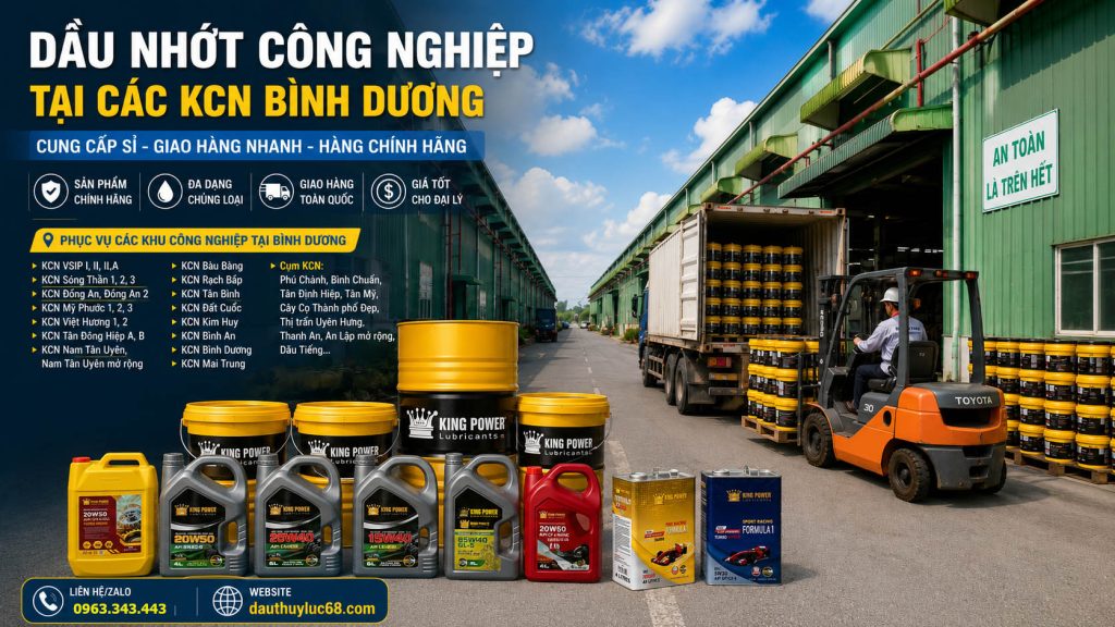 Dầu Nhớt Công Nghiệp Tại Bình Dương