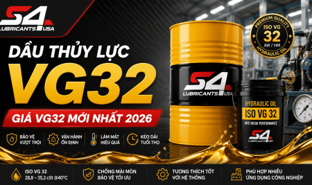 Dầu Thủy Lực 32 Là Gì? Giá VG32 Mới Nhất 2026 & Cách Chọn Đúng