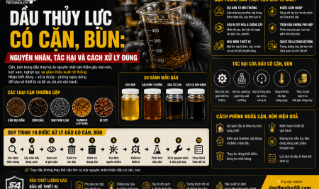 Dầu Thủy Lực Có Cặn, Bùn: Nguyên Nhân, Tác Hại Và Cách Xử Lý Đúng