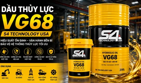 Dầu thủy lực VG68 là gì? Giá bao nhiêu? Dùng cho máy nào?