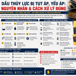 Dầu Thủy Lực Bị Tụt Áp, Yếu Áp: Nguyên Nhân Và Cách Xử Lý Đúng