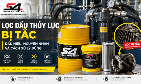 Lọc Dầu Thủy Lực Bị Tắc: Dấu Hiệu, Nguyên Nhân Và Cách Xử Lý Đúng