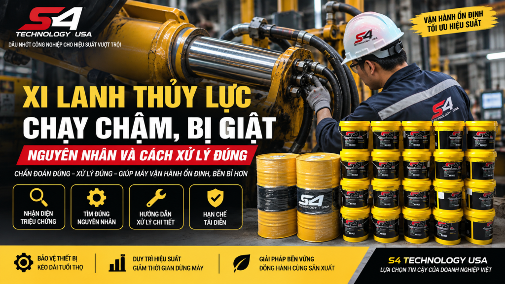 Xi Lanh Thủy Lực Chạy Chậm, Bị Giật: Nguyên Nhân Và Cách Xử Lý Đúng