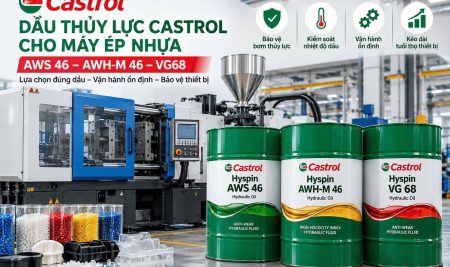 Dầu Thủy Lực Castrol Cho Máy Ép Nhựa: Nên Chọn AWS 46, AWH-M 46 Hay VG68?